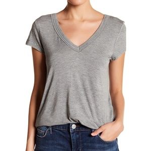 H by Bordeaux Double V-Neck T-Shirt